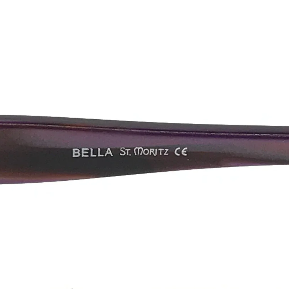 St. Moritz Eyewear Eyeglasses Frames BELLA BROWN Rectangle Crystals 53-17-135